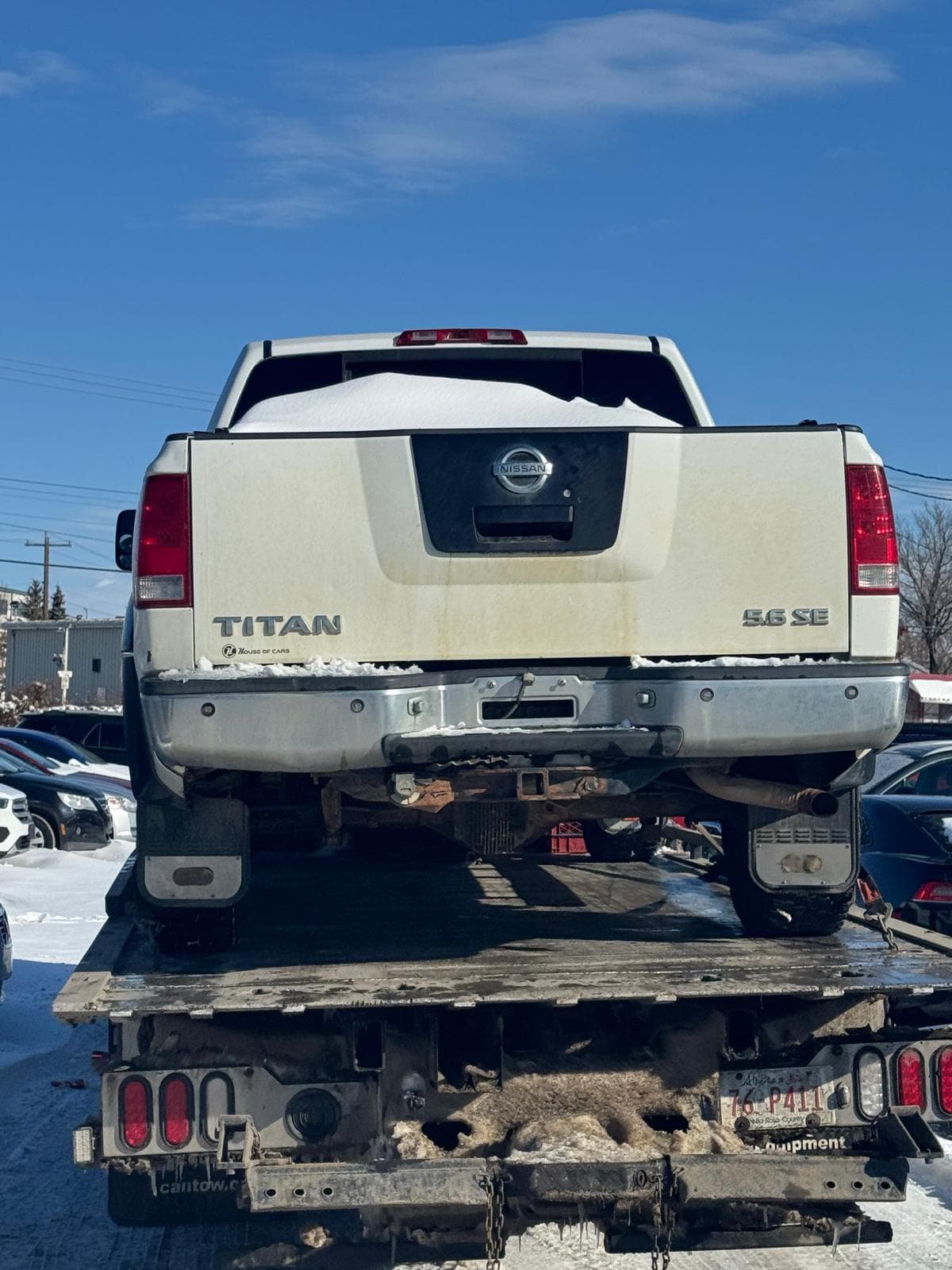 Used Nissan truck for junk removal